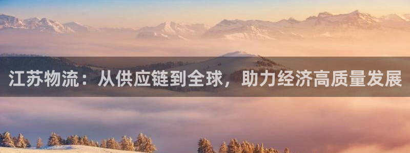 多多28官网链接：江苏物流：从供应链